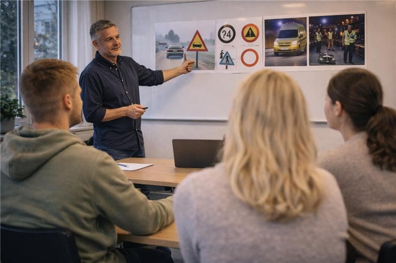 Obligatoriske kurs for førerkort klasse B (komplett guide 2026)