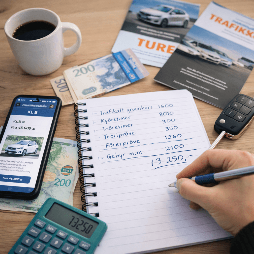 Hvor mange kjøretimer trenger man egentlig? (realistisk guide 2026)